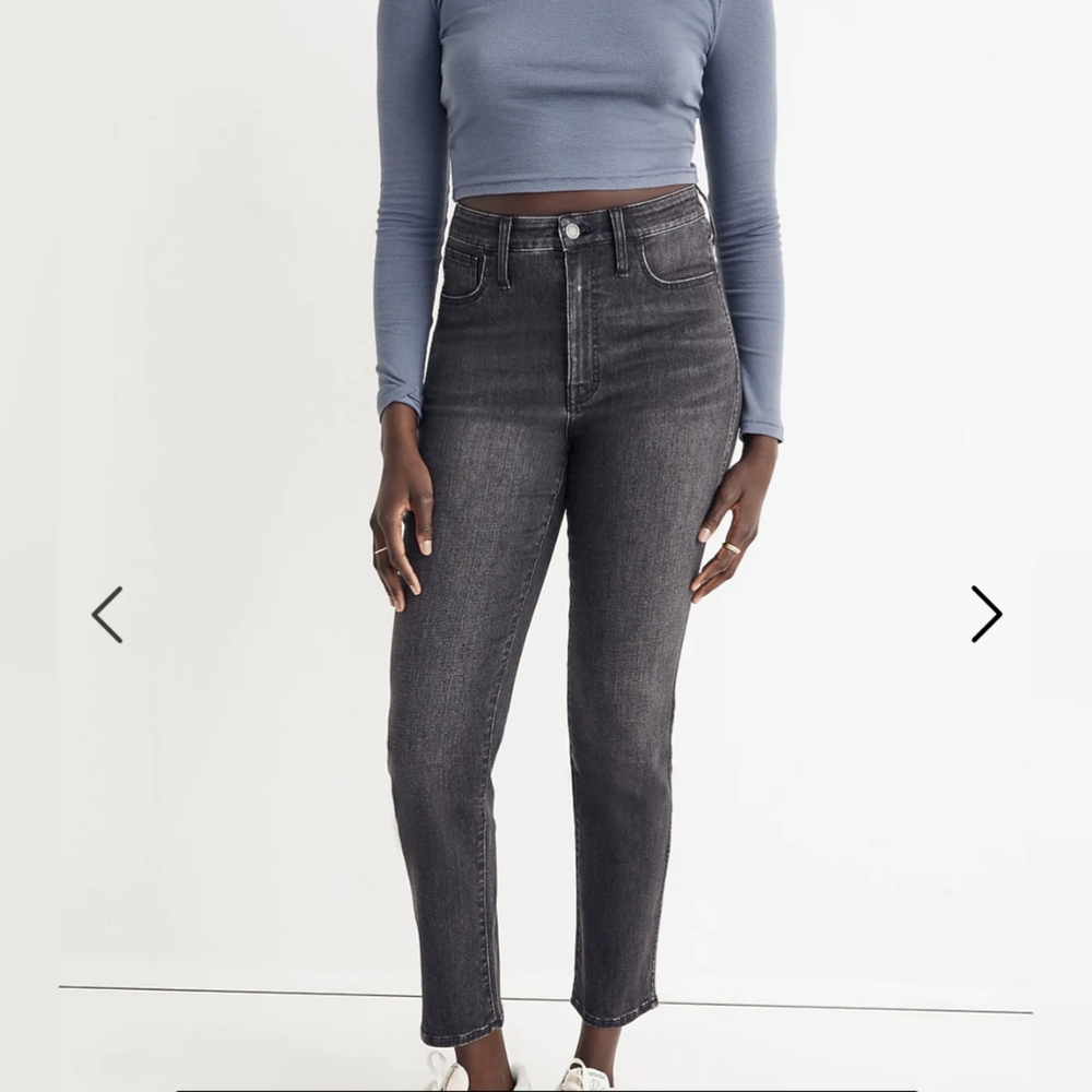 Madewell | Curvy High-Rise Slim Straight Jeans in Richgrove | 26T